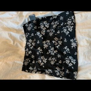 Forever 21 silky shirt skirt